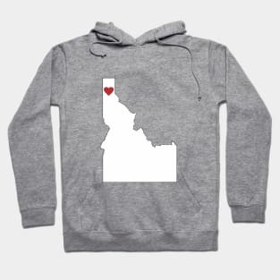 Idaho Loves CDA/Sandpoint/Post Falls Hoodie